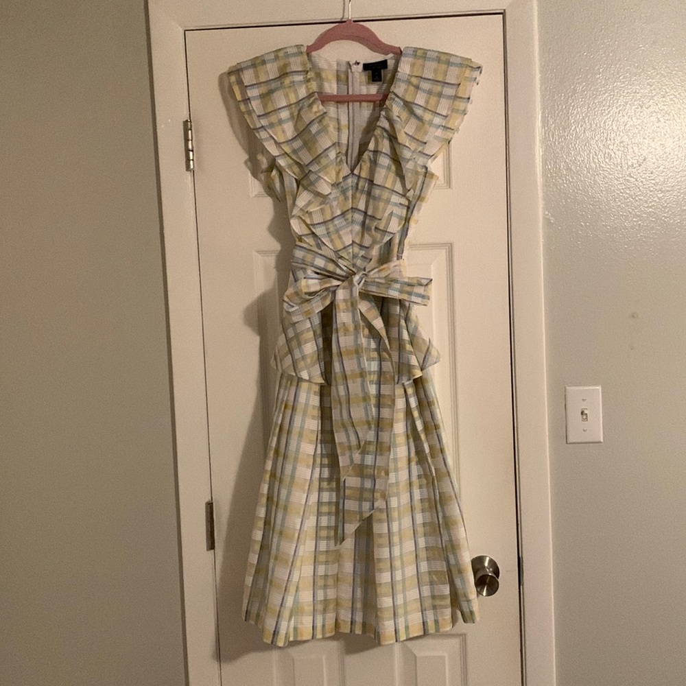 Atlantic Pacific plaid dress